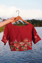 Load image into Gallery viewer, Monpura Embroidered Blouse
