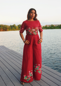 Monpura Embroidered Trousers